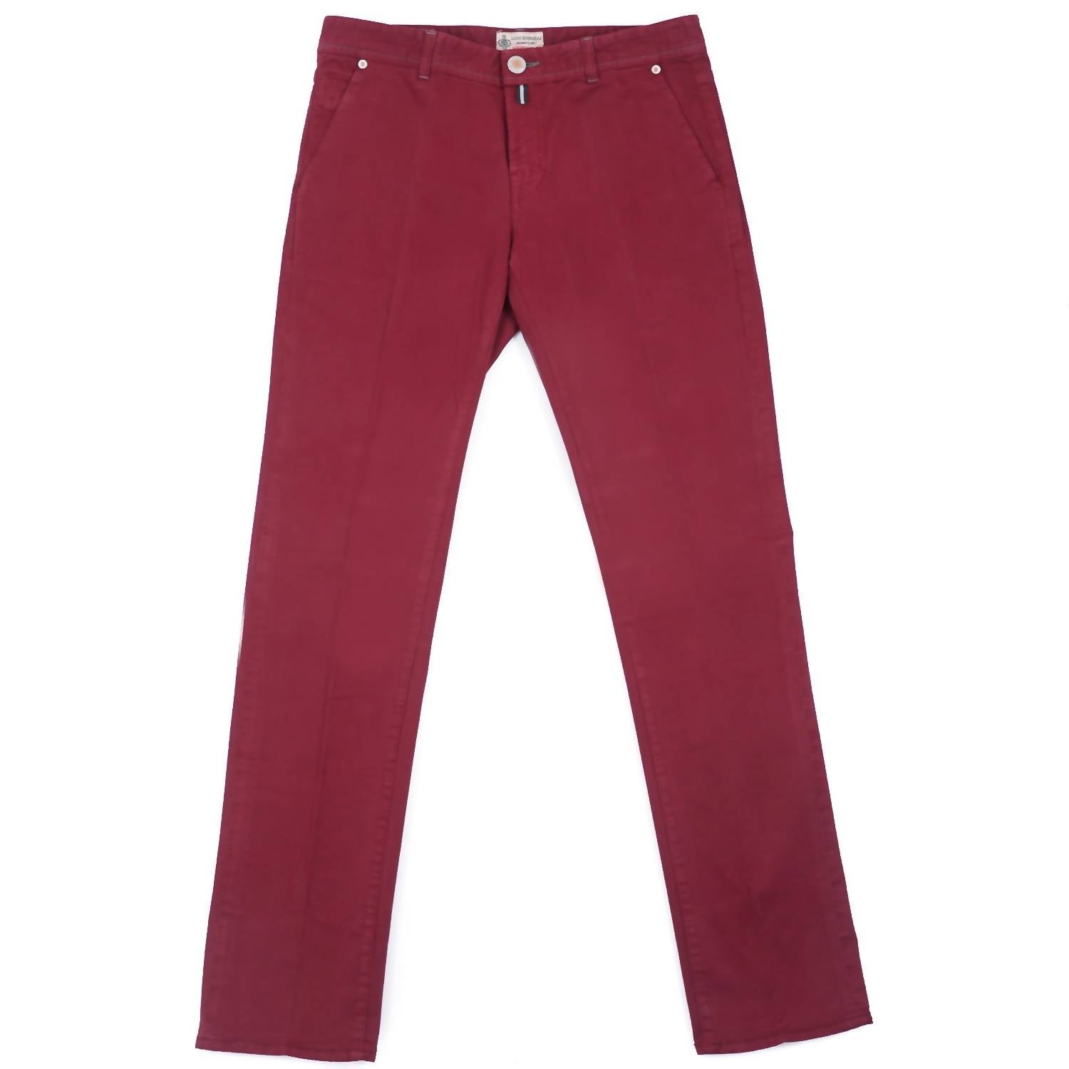 Luigi Borrelli Napoli - Men's Slim-fit 5-pocket Pants