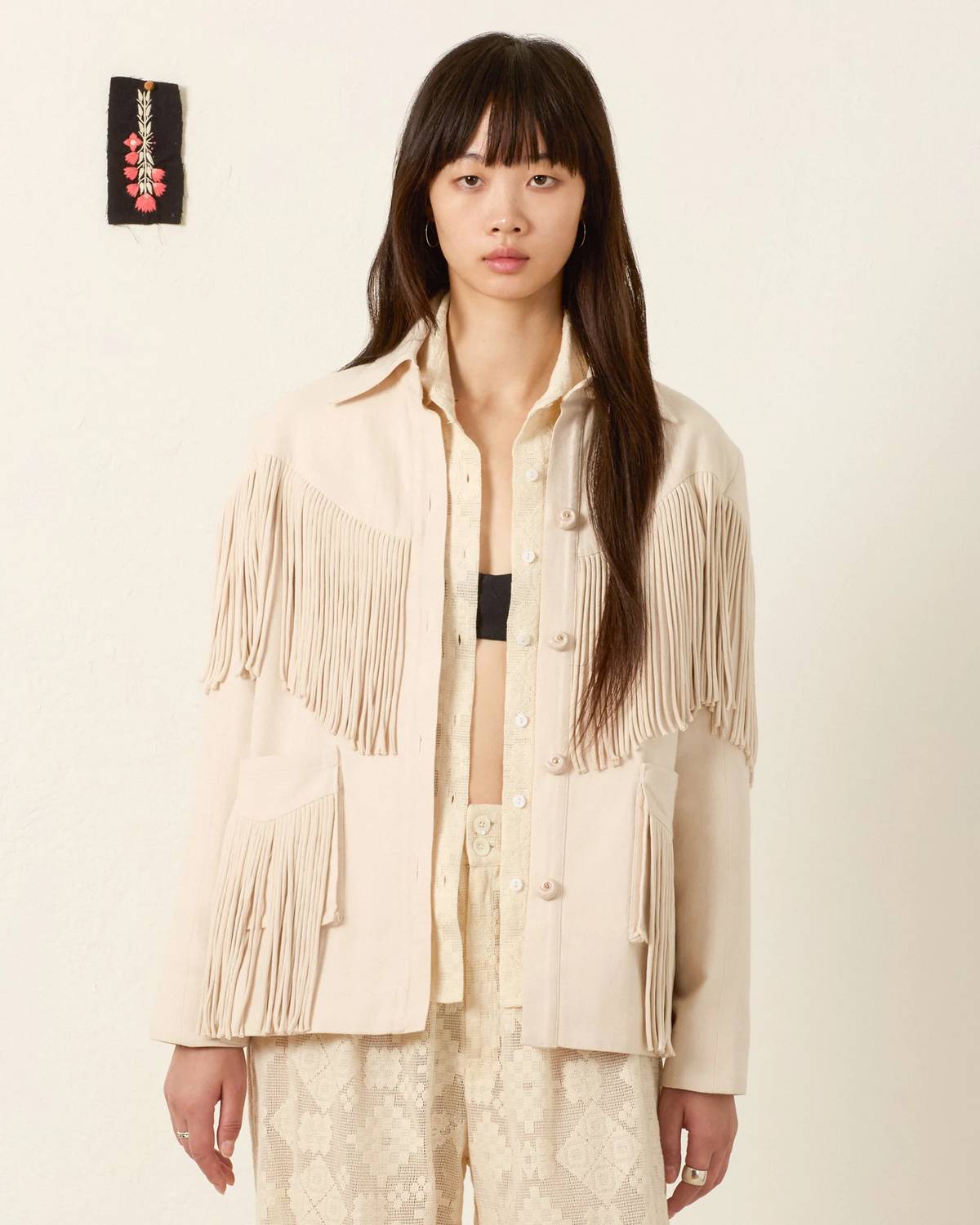 Alix Of Bohemia - Jude Dune Fringe Jacket