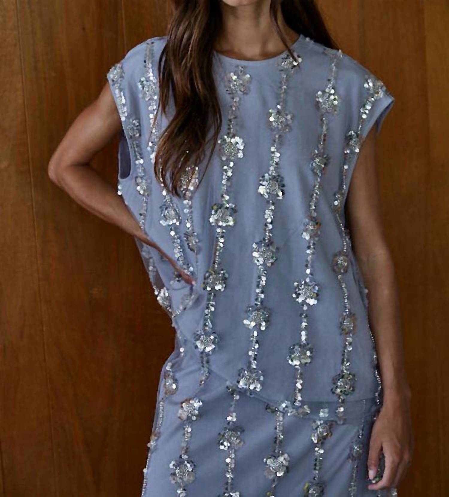 By Together Winnie Top in blue - women's t-shirt