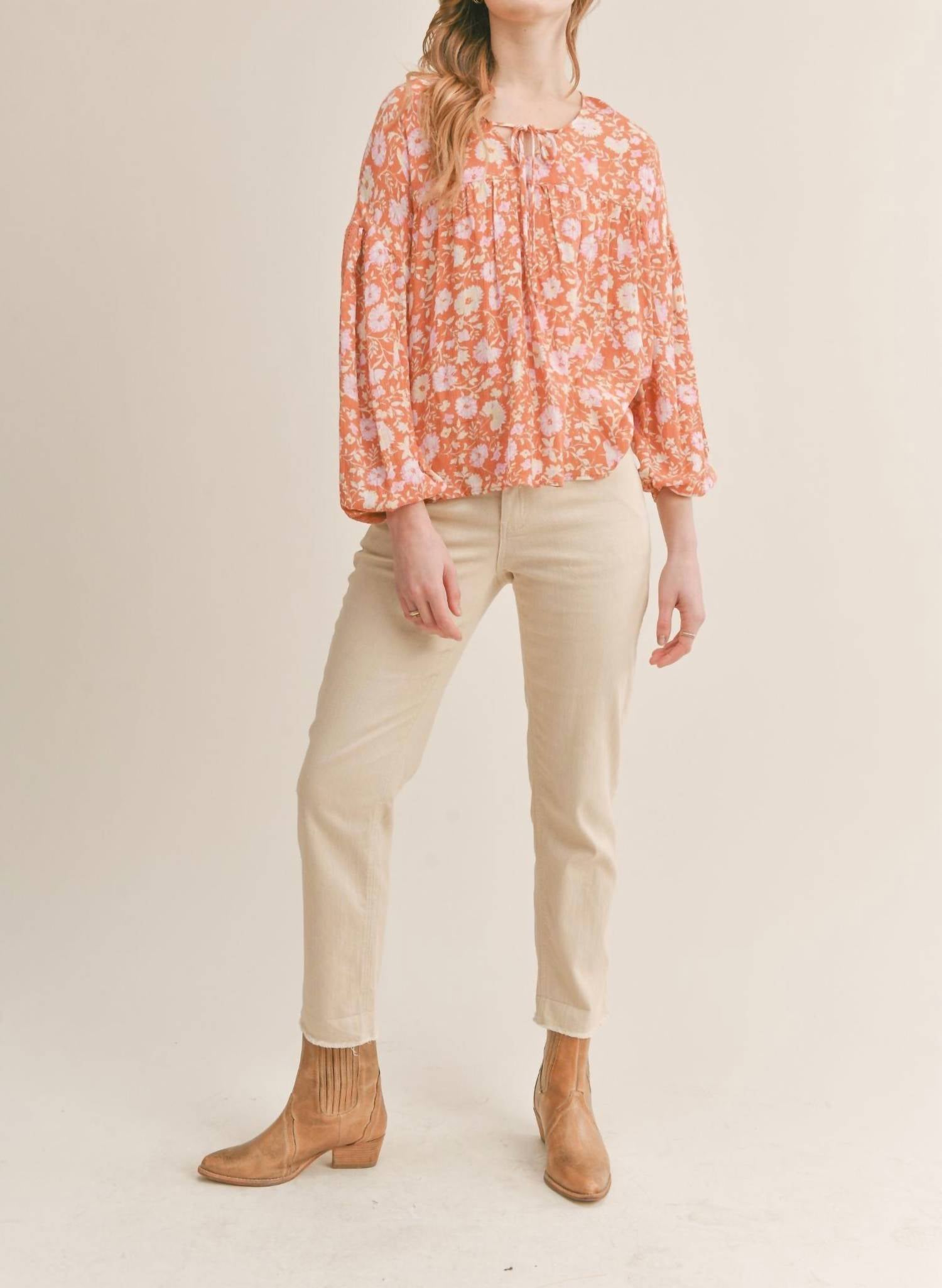With Love Peasant Top