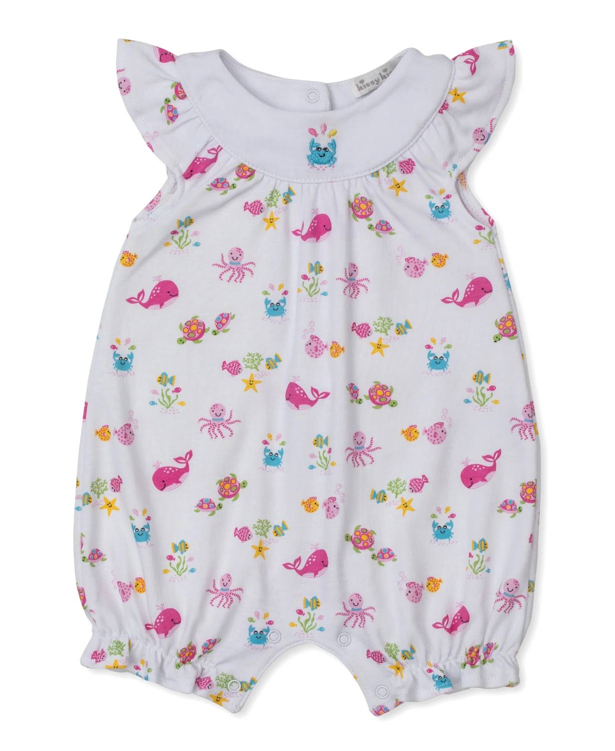 Kissy Kissy - Kids Ocean Antics Short Playsuit
