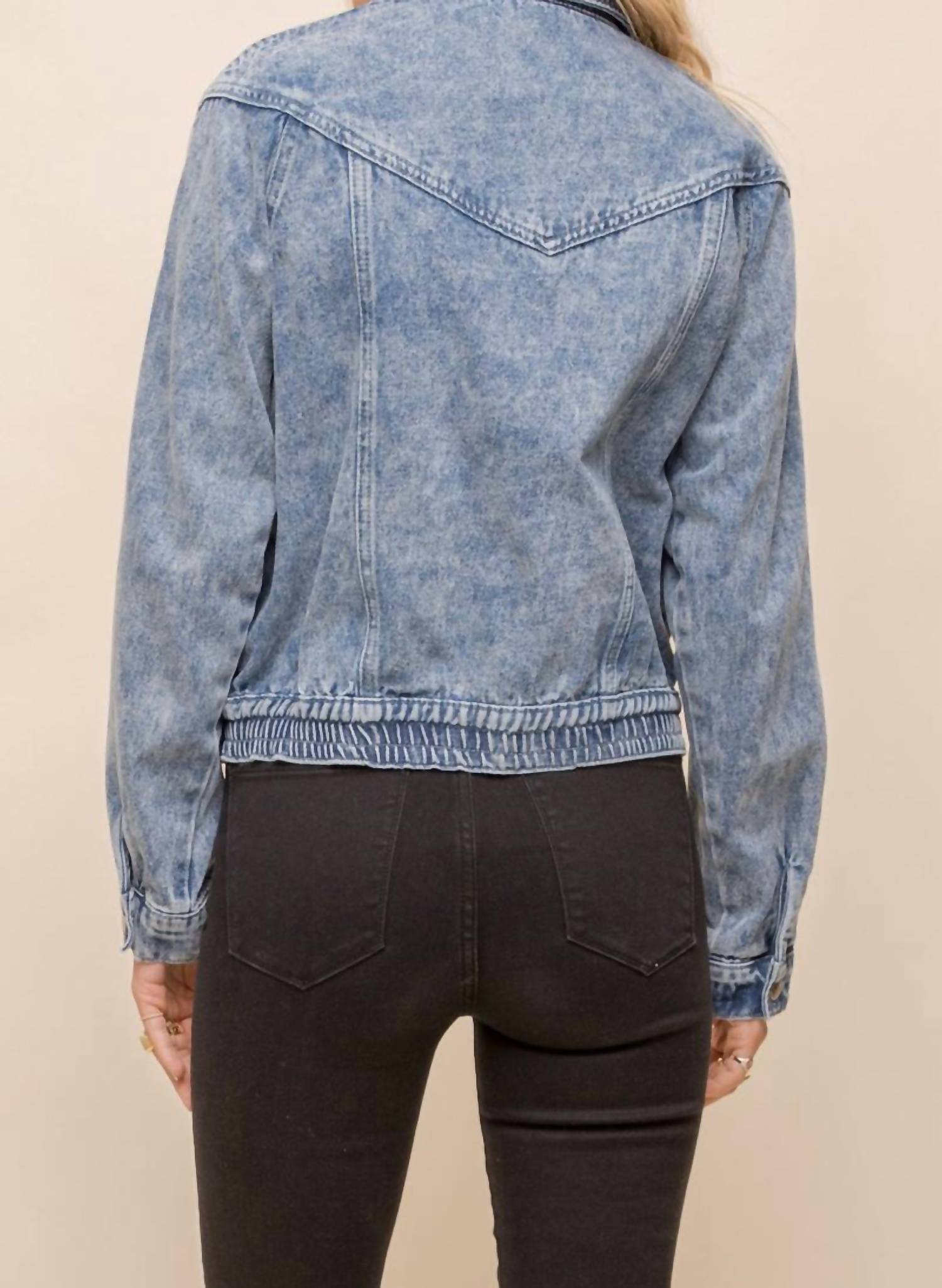 Hem & Thread - Eighty Six Distressed Bomber Jacket