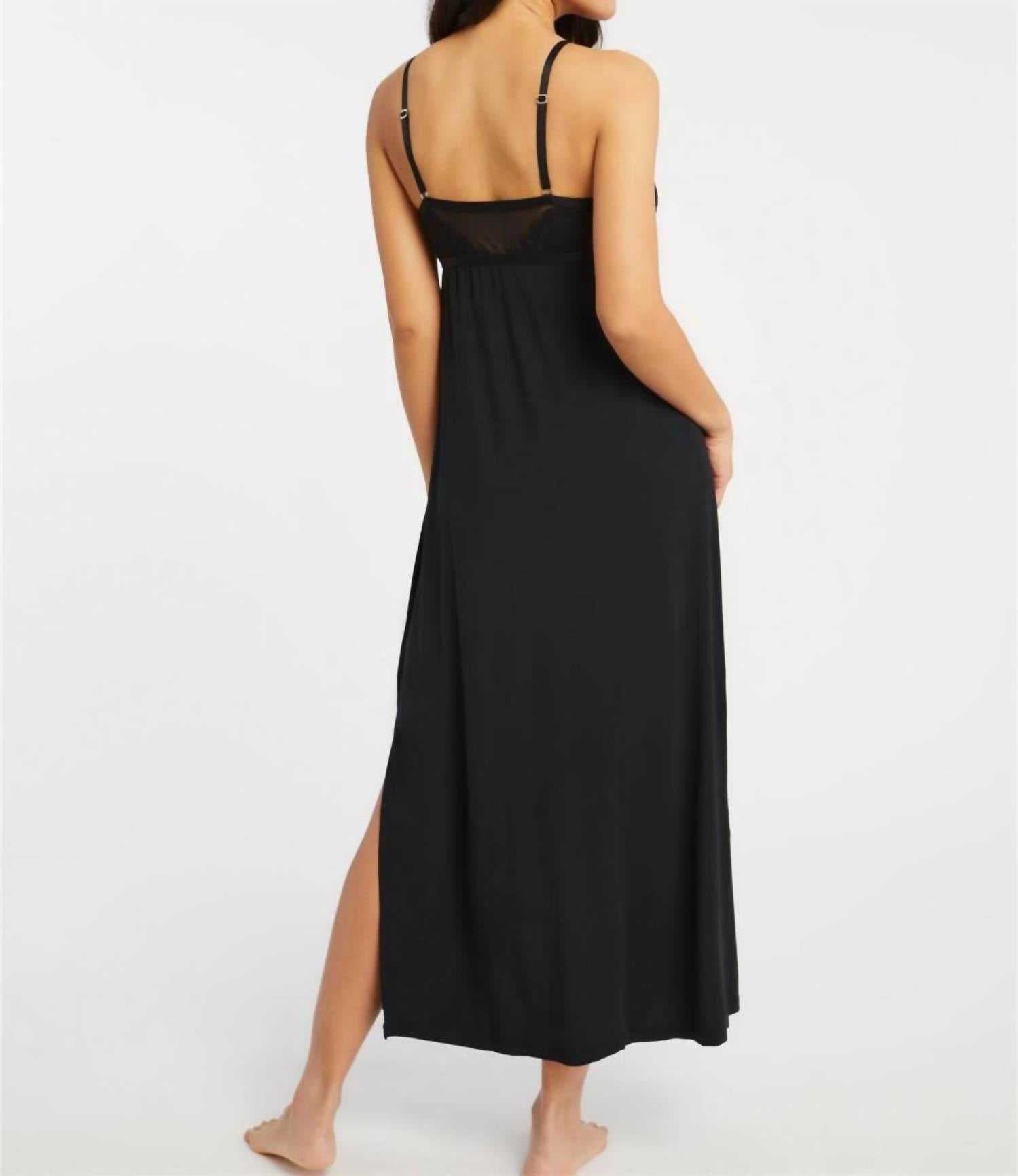 Fleur'T - Parisian Nights High Neck Long Gown