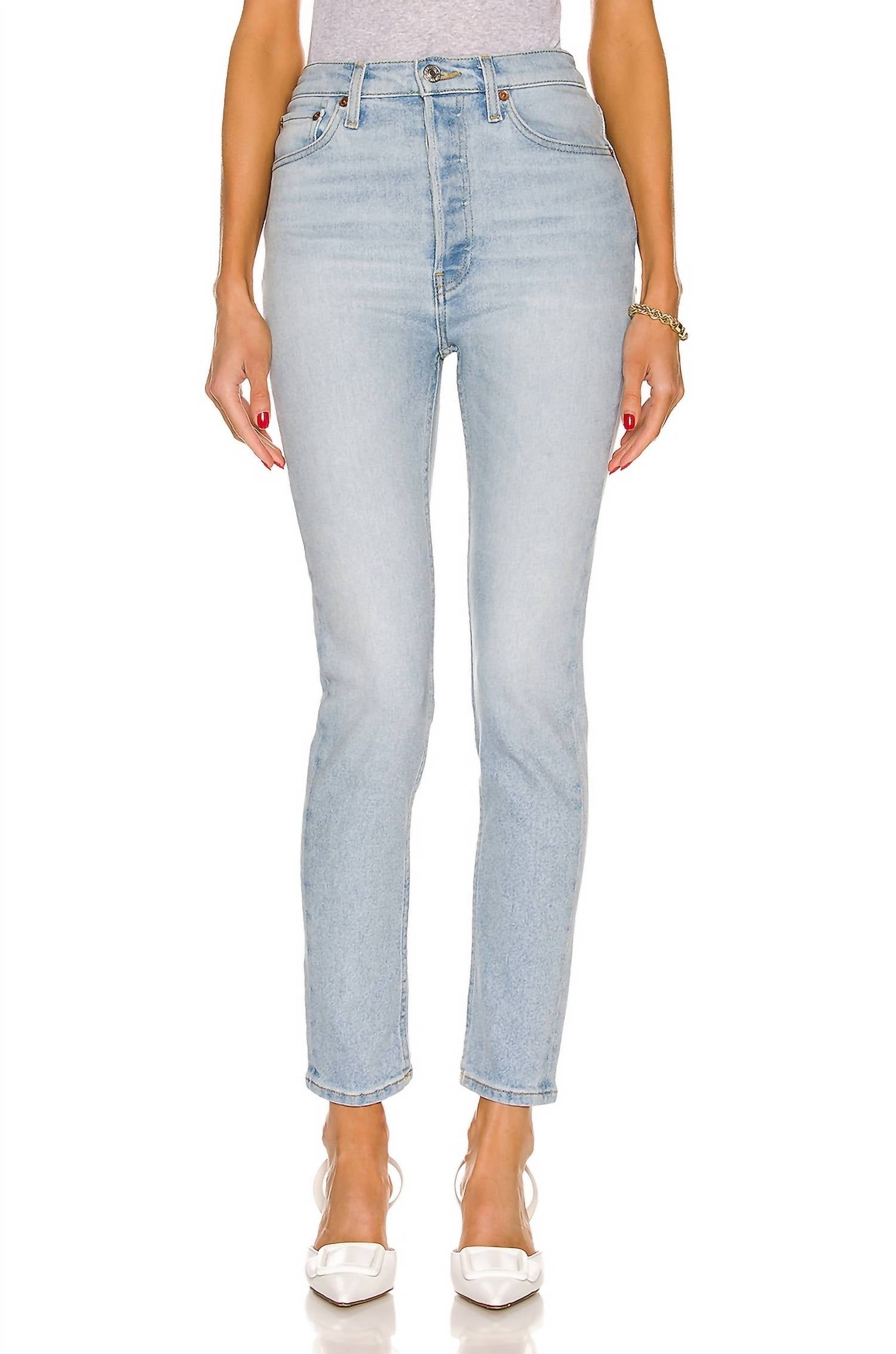 Re/Done - 90's Ultra High Rise Skinny Jeans