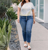 Vervet By Flying Monkey - Rivers Stretch Mom Jeans