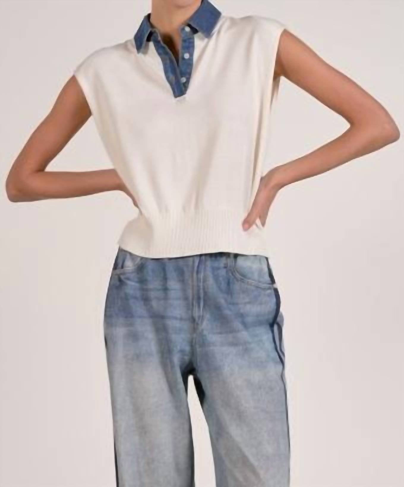 Elan - Piper Sleeveless Knit Top