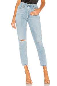 AGOLDE Jamie High Rise Classic Jeans in shakedown - women's jeans