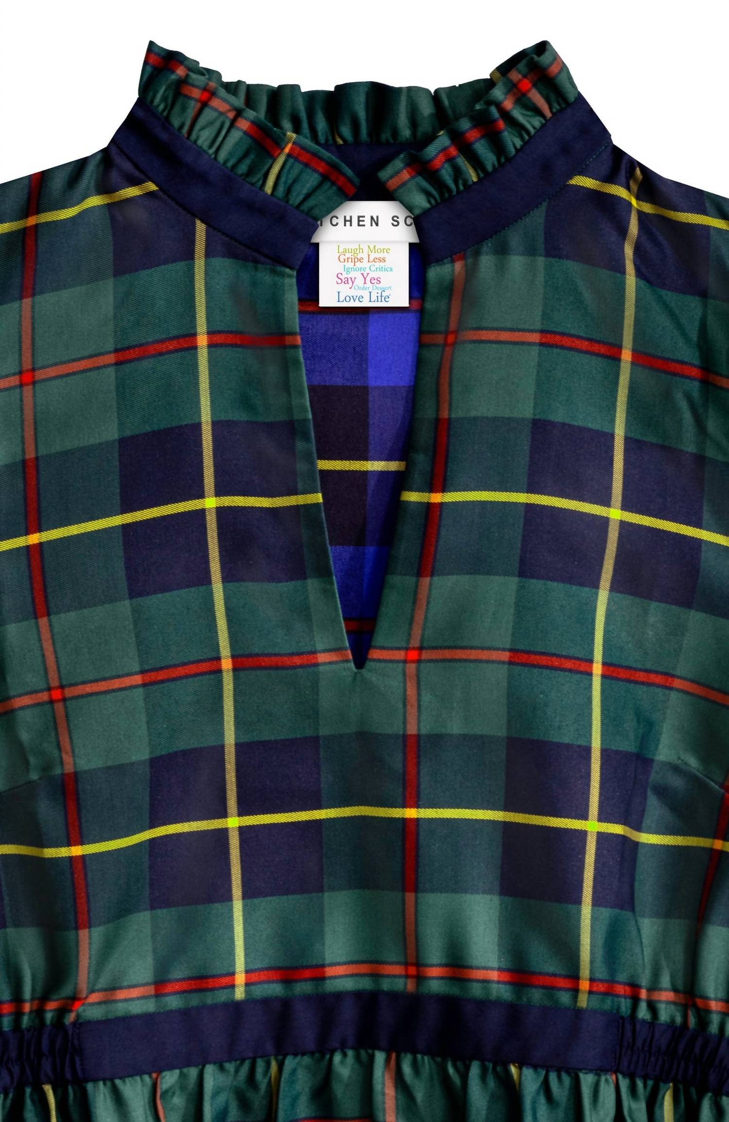 Gretchen Scott - Blair Plaid Teardroptiered Dress