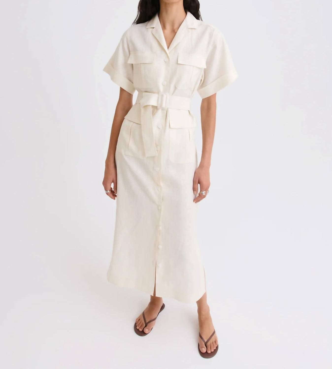 Matthew Bruch - Safari Midi Dress