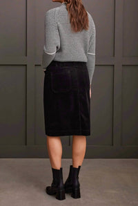 Tribal - Front Fly Corduroy Skirt