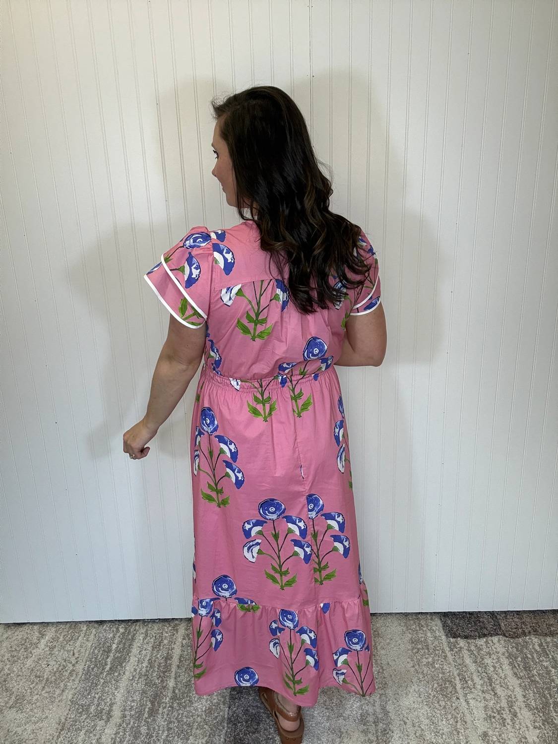 Umgee - Meadow Print Midi Dress