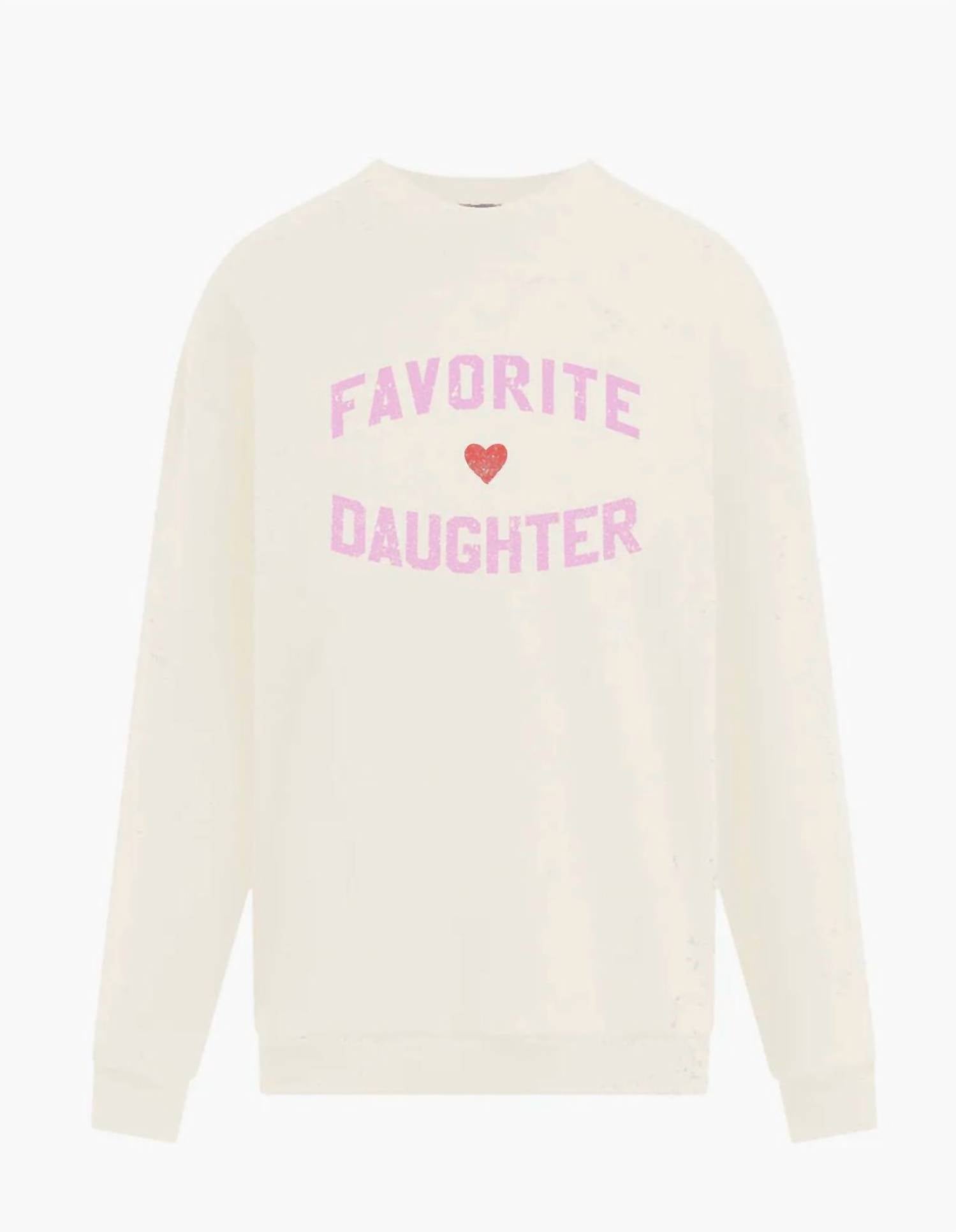 Favorite Daughter - Heart Logo Sweatshirt