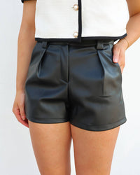Tcec - Faux Leather Shorts