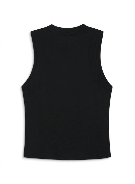 Stateside - Women's Supima Slub Sleeveless Mock Top