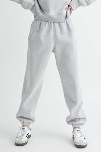 AEMI + CO Rani Joggers in heather gray - women's pants