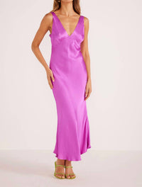 Minkpink - Gaia V-neck Slip Midi Dress