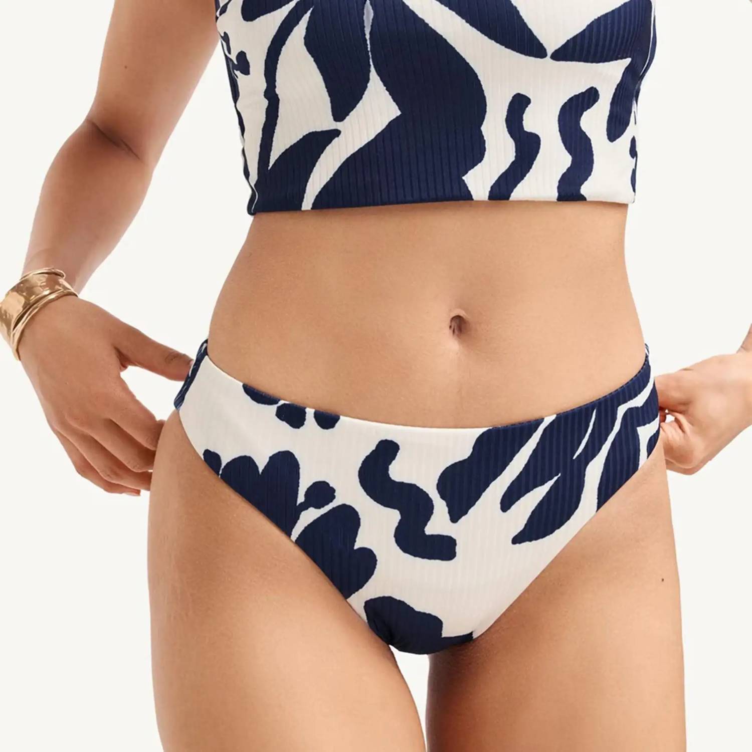 Vitamin A - Cali High Leg Full Bikini Bottom
