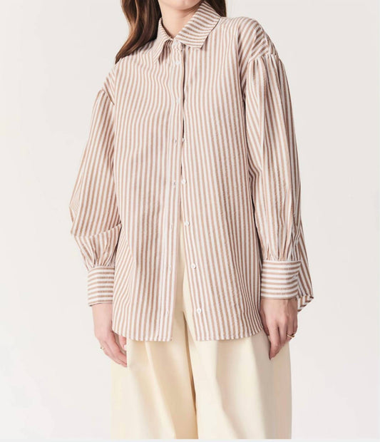 Deluc - Felicity Oversized Striped Button Down Shirt