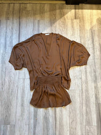 Elastic Mini Skirt