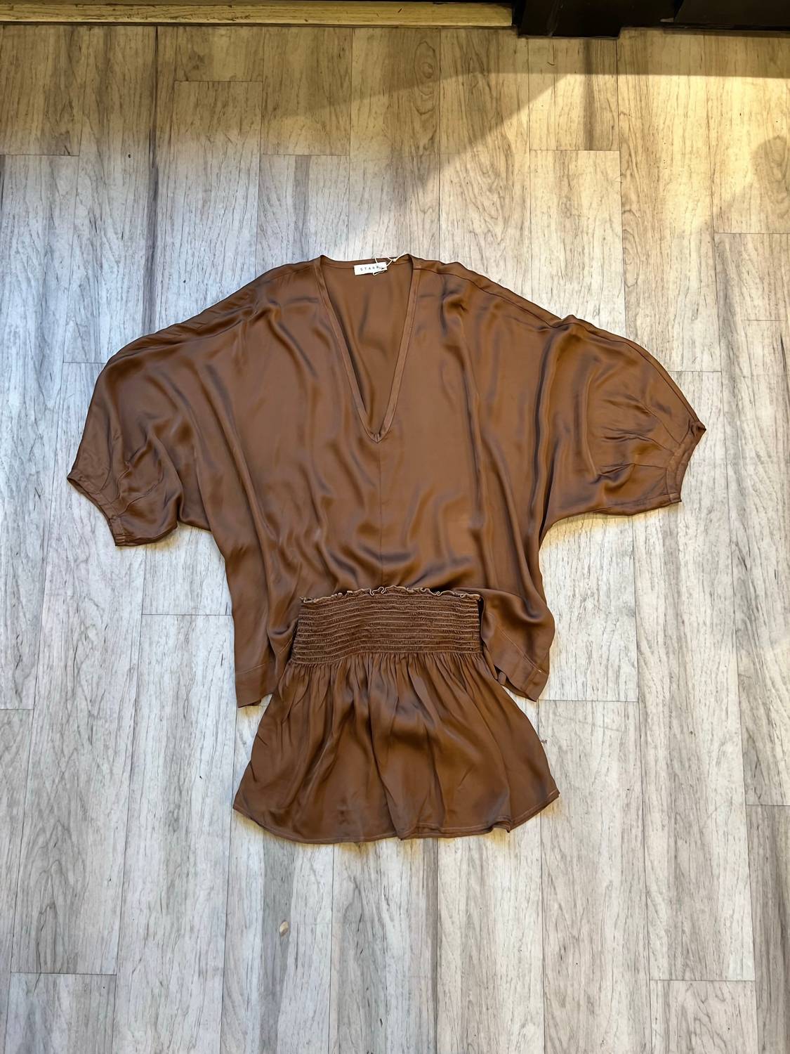 Elastic Mini Skirt