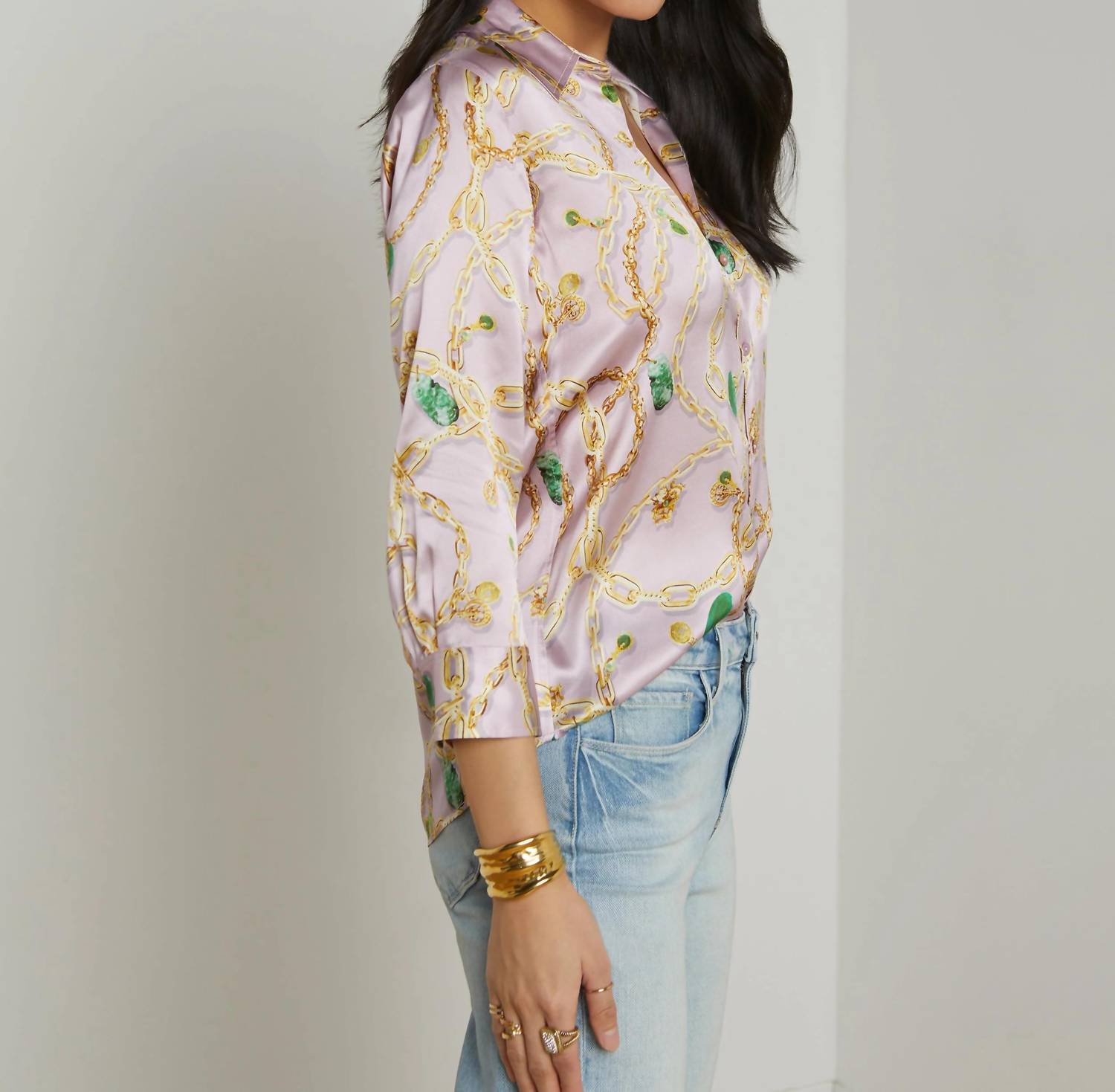L'Agence - Dani Button-down Blouse