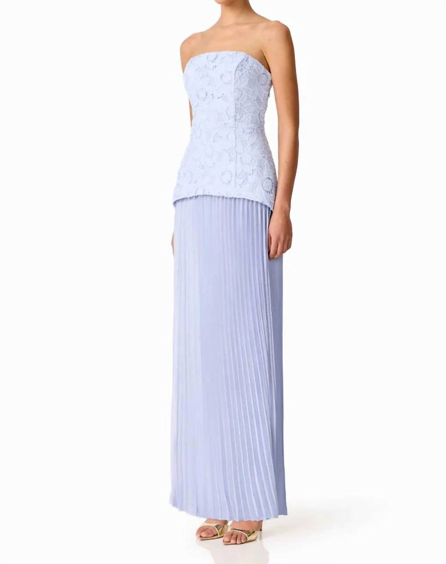 Elliatt - Lacy Strapless Gown