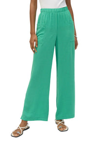 Joseph Ribkoff Matching Pant And Top Set in garden green - women's sleepwear - view 5