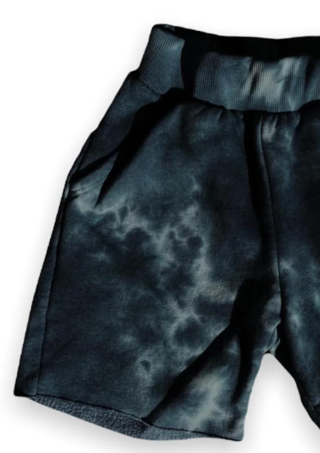 Rowdy Sprout - Boy's Tie Dye Fleece Short