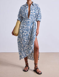 Apiece Apart - Alessandra Sarong Shirt Dress