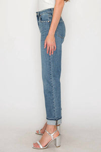 Artemis Vintage - Tummy Control High Rise Slim Straight Jeans