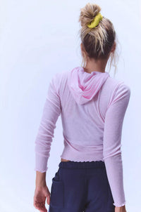 fp movement Breathe Easy Long Sleeve Top in powder pink - women's long sleeve top - alternate view