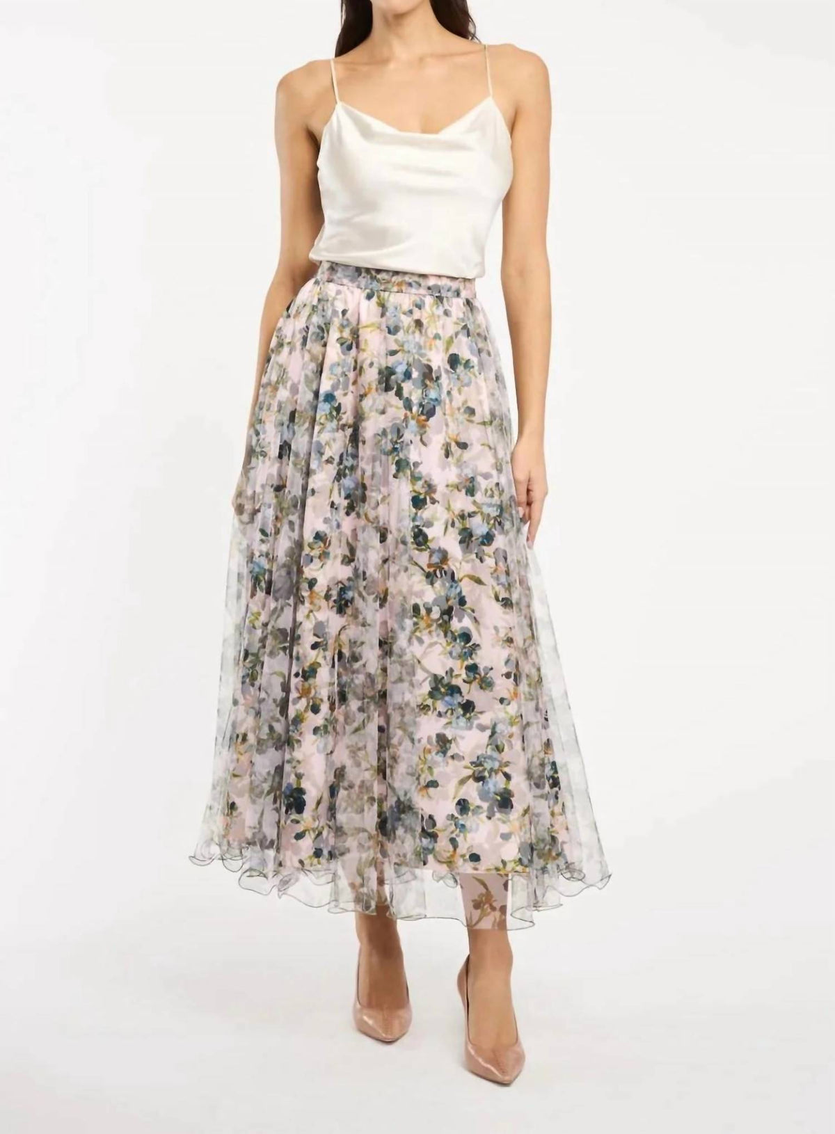 Cinq A Sept - Trailing Iris Sofia Skirt
