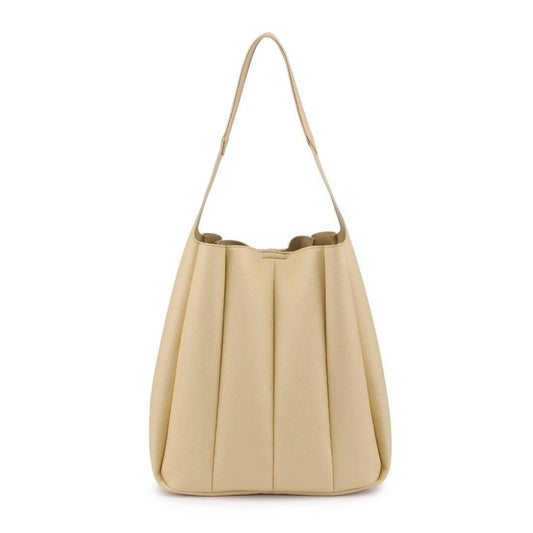 Moda Luxe - Zelda Pleated Detail Hobo Handbag