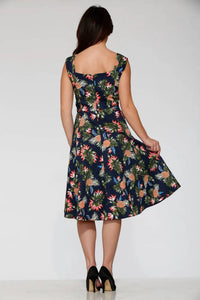 Orchid Bloom - Hawaiian Swing Dress
