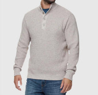Flags & Anthem - Denver Cooling Button Mock Neck Sweater