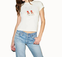 Re/Done - 50s Boxy " That's All " Tee