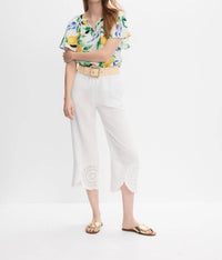 White Birch - Lemon Flutter Blouse