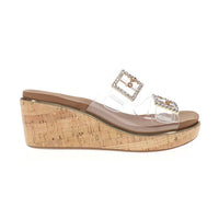 Corkys Footwear - Women's Twinsie Rhinestone Wedge Sandals