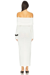 Lioness Mirage Maxi Dress in porcelain - women's dress - alternate view