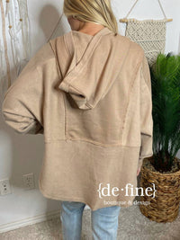 Blu Pepper - Jessica Raw Hem Hoodie