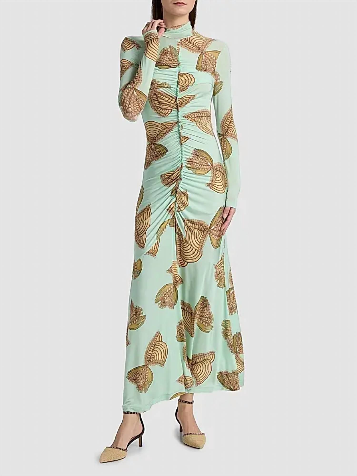 Ulla Johnson - Ida Ruched Turtleneck Dress