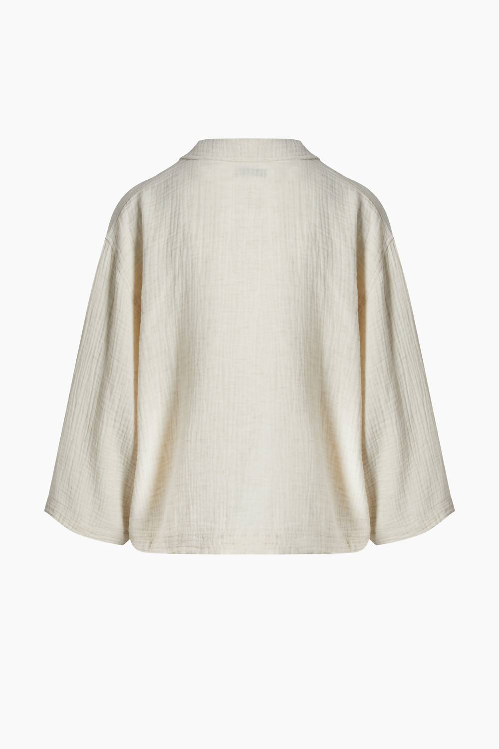 Ikikiz - Crinkle Collared Shirt