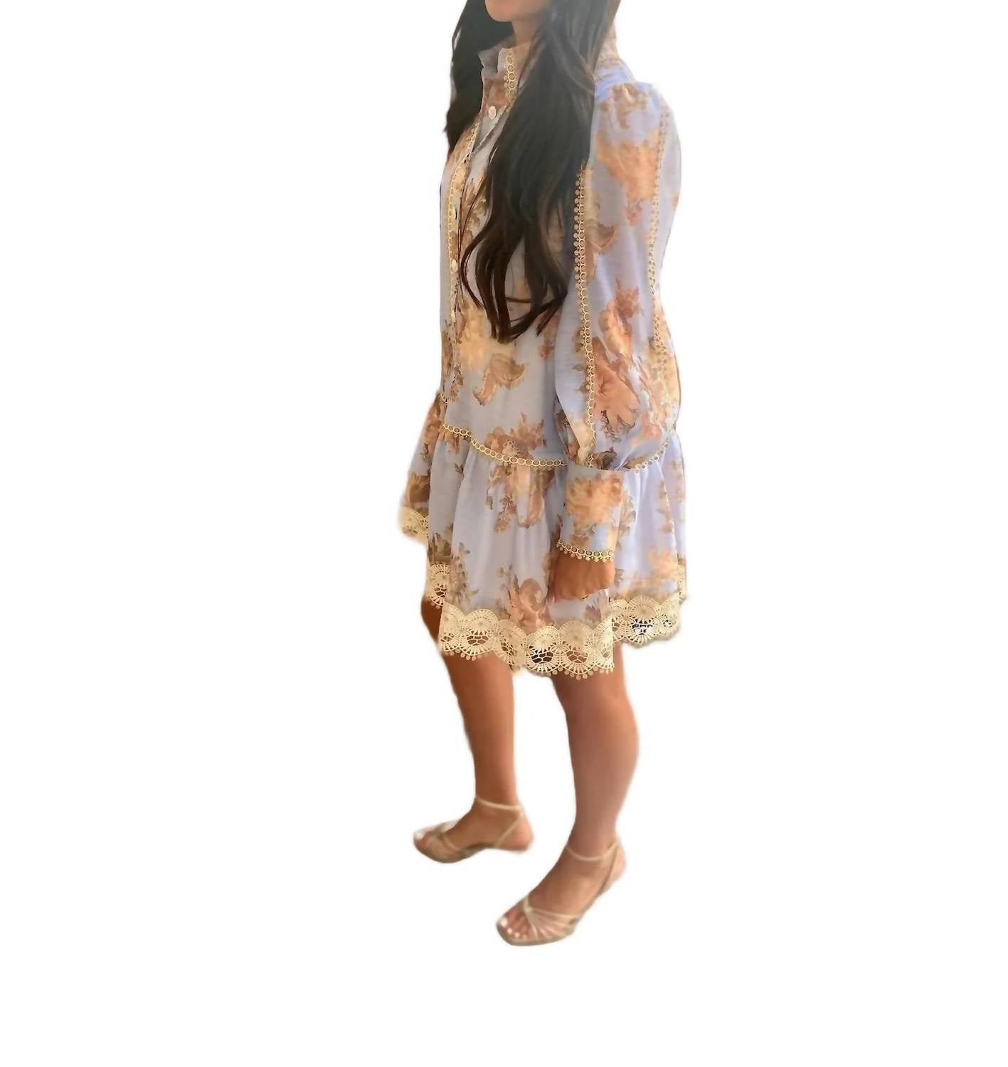 Beulah - Floral And Lace Dress