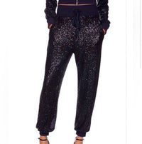 Susana Monaco - Women's Sequin Jogger Pants