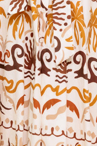 Flying Tomato - Tropicana Sunset Woven Midi Dress