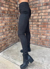 Isle By Melis Kozan - Stripe Pull-on Ponte Pants