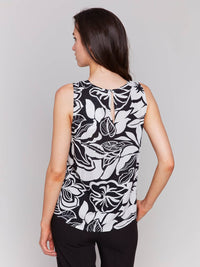 Charlie B - Botanical Sleeveless Tank Top