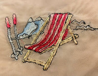 Love & Swans - Women's Ski Embroidery Mesh Panty