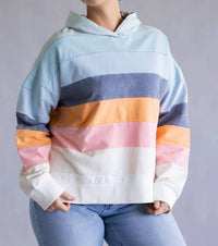 Simply Southern - Washed Stripe Hoodie