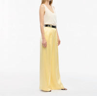 Another Tomorrow - Satin Pleated Trouser
